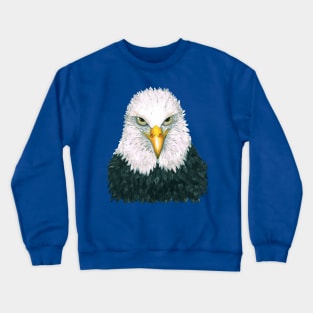 Bald eagle portrait Crewneck Sweatshirt